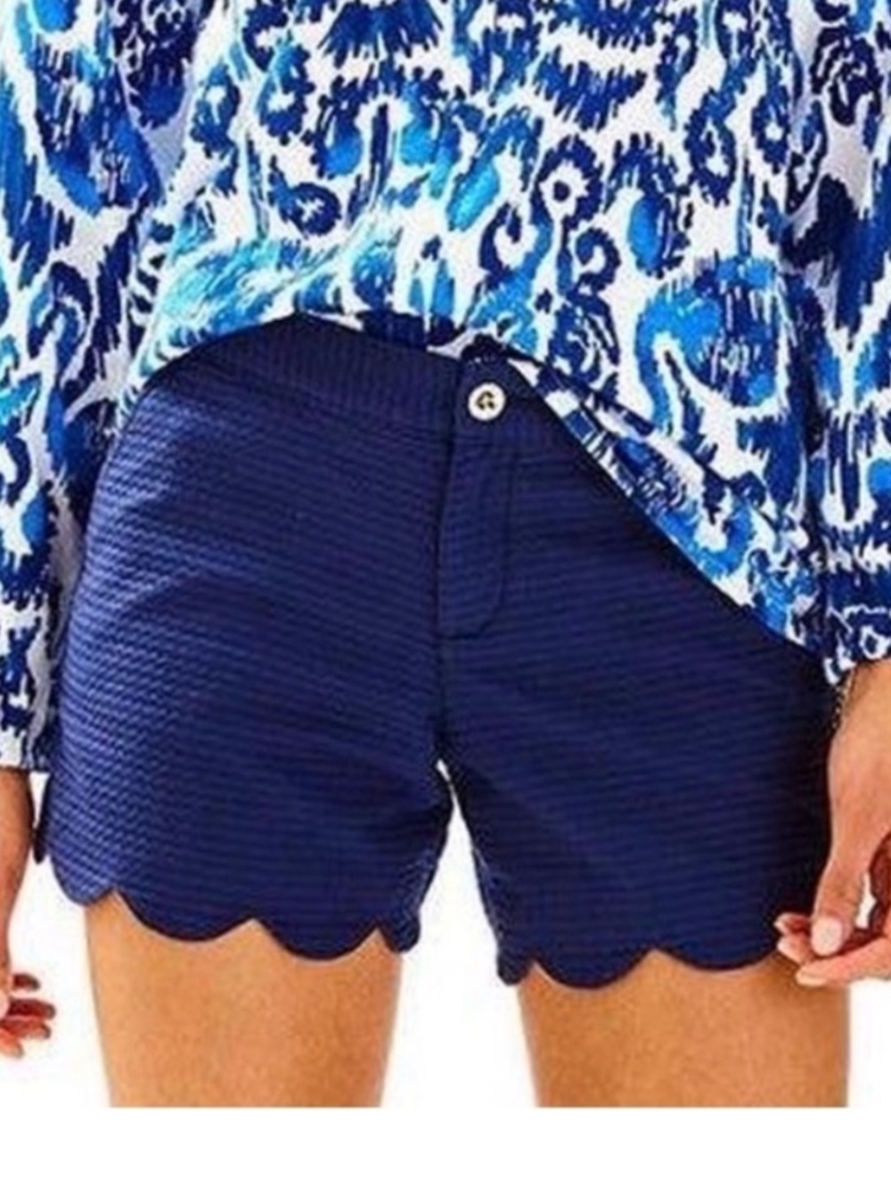 Lilly Pulitzer Buttercup Shorts Navy 00